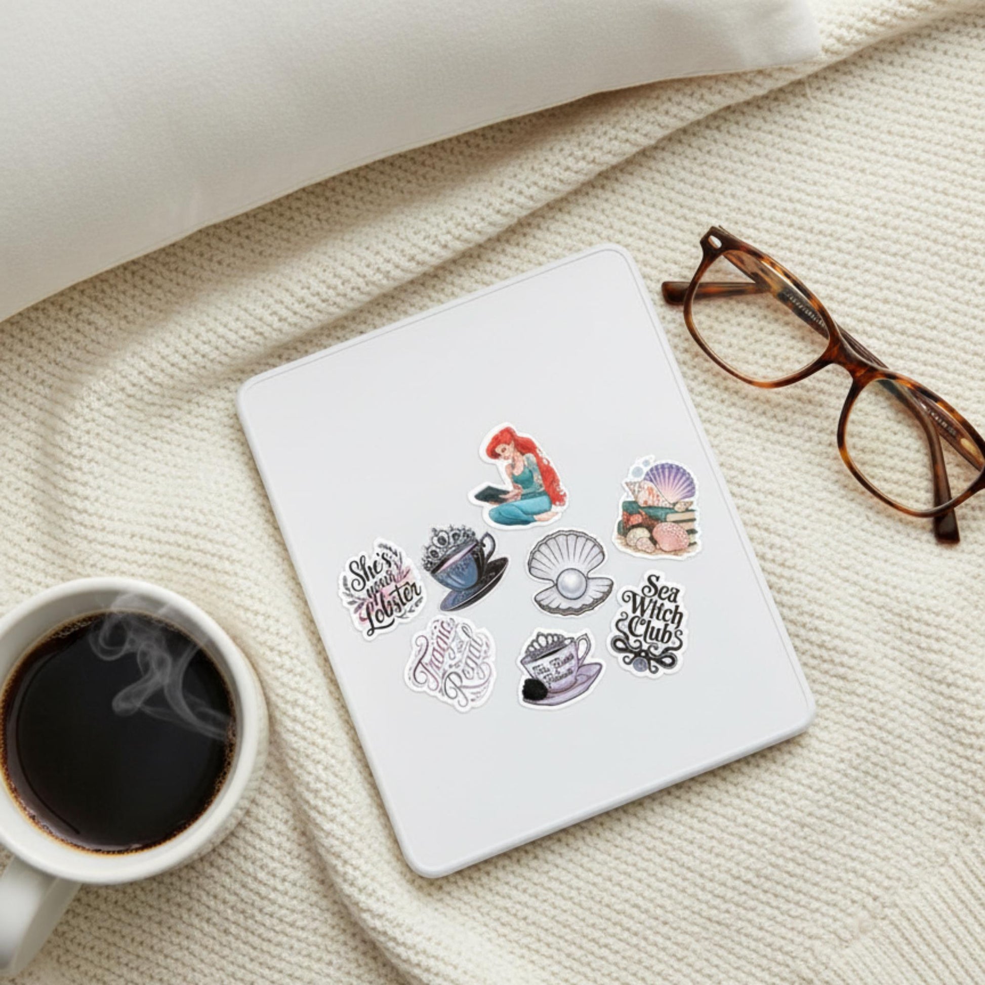 Fantasy Bookish Sticker Pack, Sea Witch Bundle __etsy:7778361717