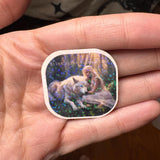 Fantasy Wolf Sticker: Waterproof Vinyl Decal for Booktok Fans by The Sticker Era