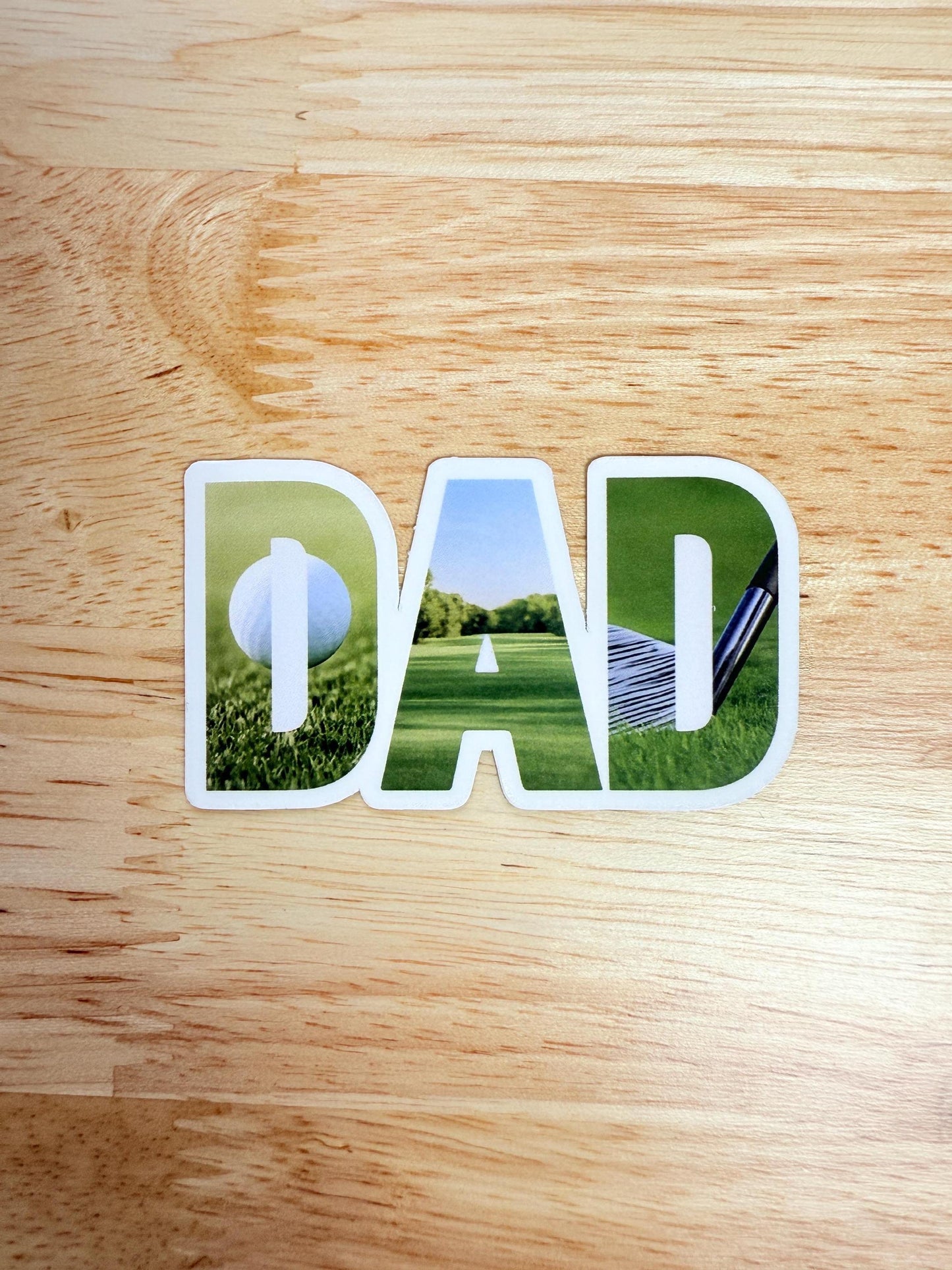 Father's Day Hobby Stickers: Fishing, Golf, Camping, Auto - Waterproof Vinyl Pack __etsy:6877886315