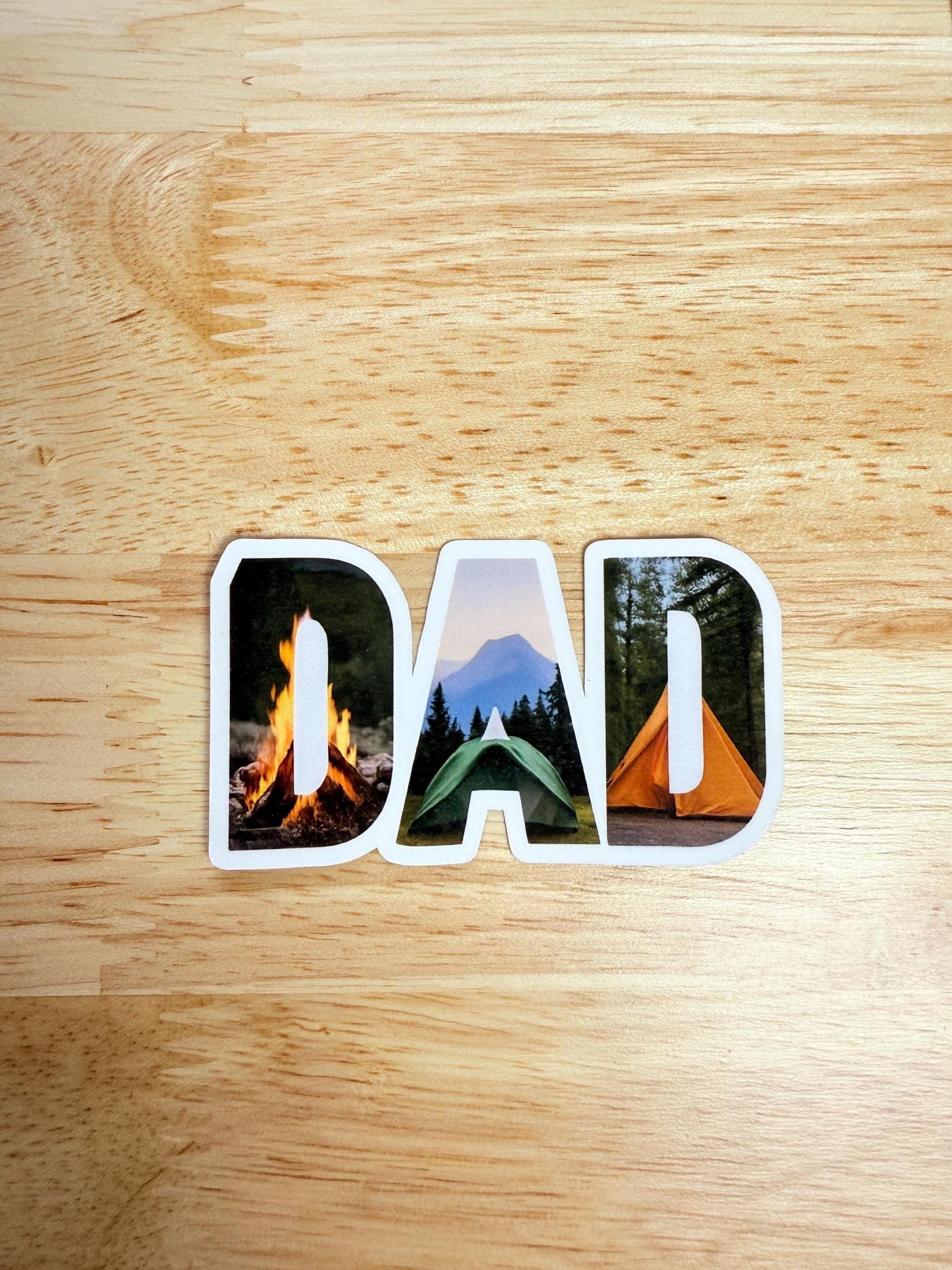 Father's Day Hobby Stickers: Fishing, Golf, Camping, Auto - Waterproof Vinyl Pack __etsy:6829911972