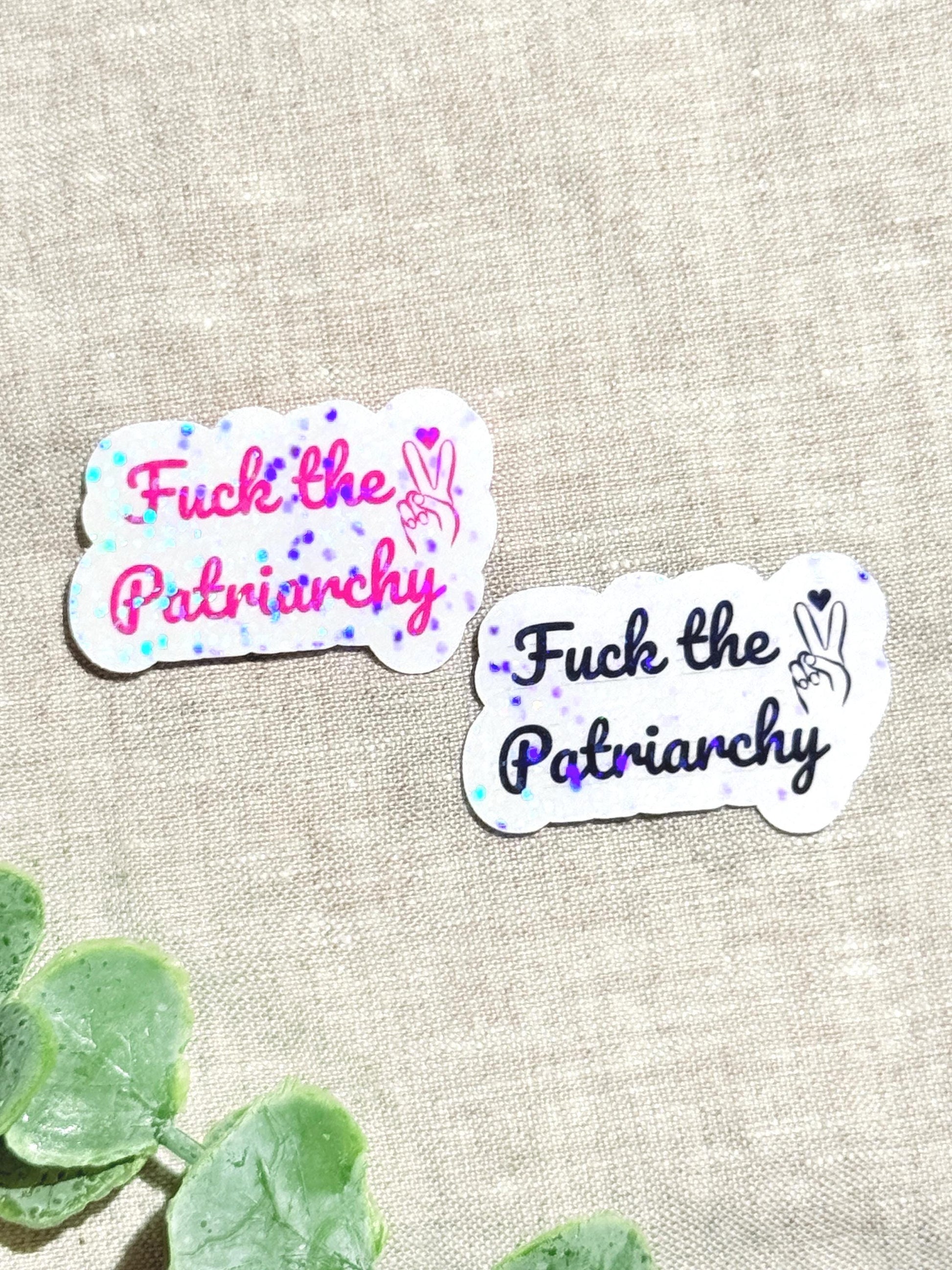 Feminist Vinyl Sticker: Weatherproof Laptop Decal __etsy:8109776228