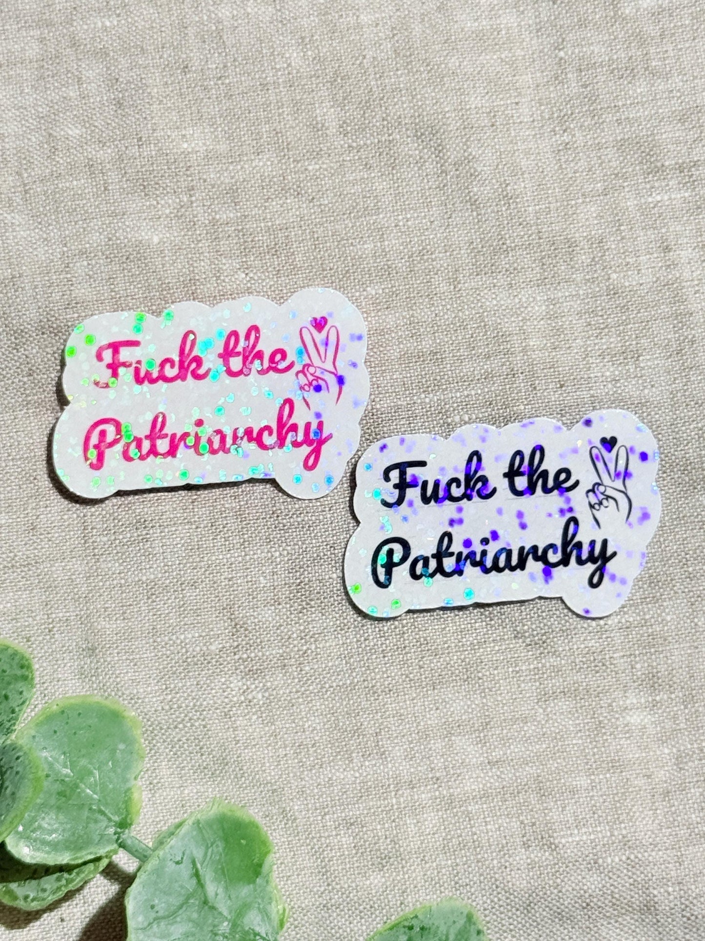 Feminist Vinyl Sticker: Weatherproof Laptop Decal __etsy:8157680659