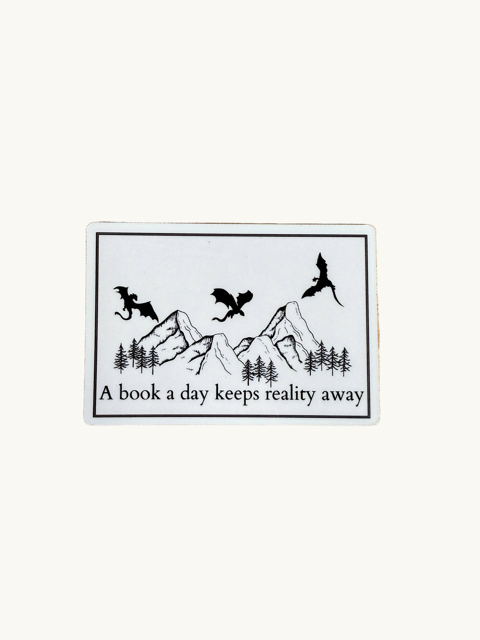 Fourth Wing dragon fantasy vinyl decal - romantasy booktok sticker inspired by Rebecca Yarros readers`