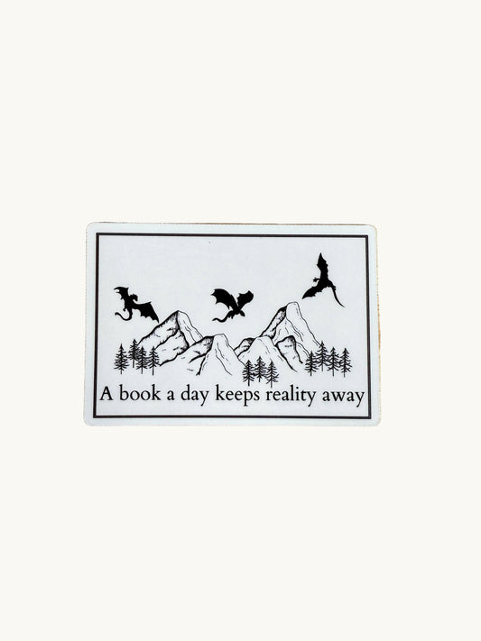 Fourth Wing dragon fantasy vinyl decal - romantasy booktok sticker inspired by Rebecca Yarros readers`