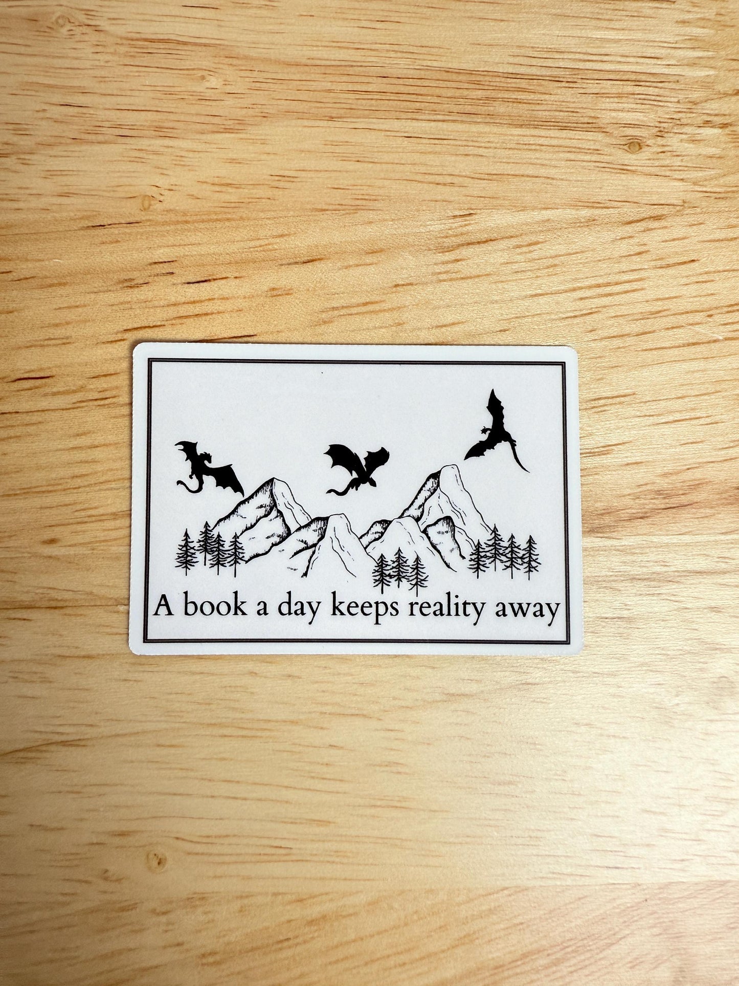 Fourth Wing Dragon Sticker – Fantasy Vinyl Decal for Book Lovers & Romantasy Fans __etsy:6850034395