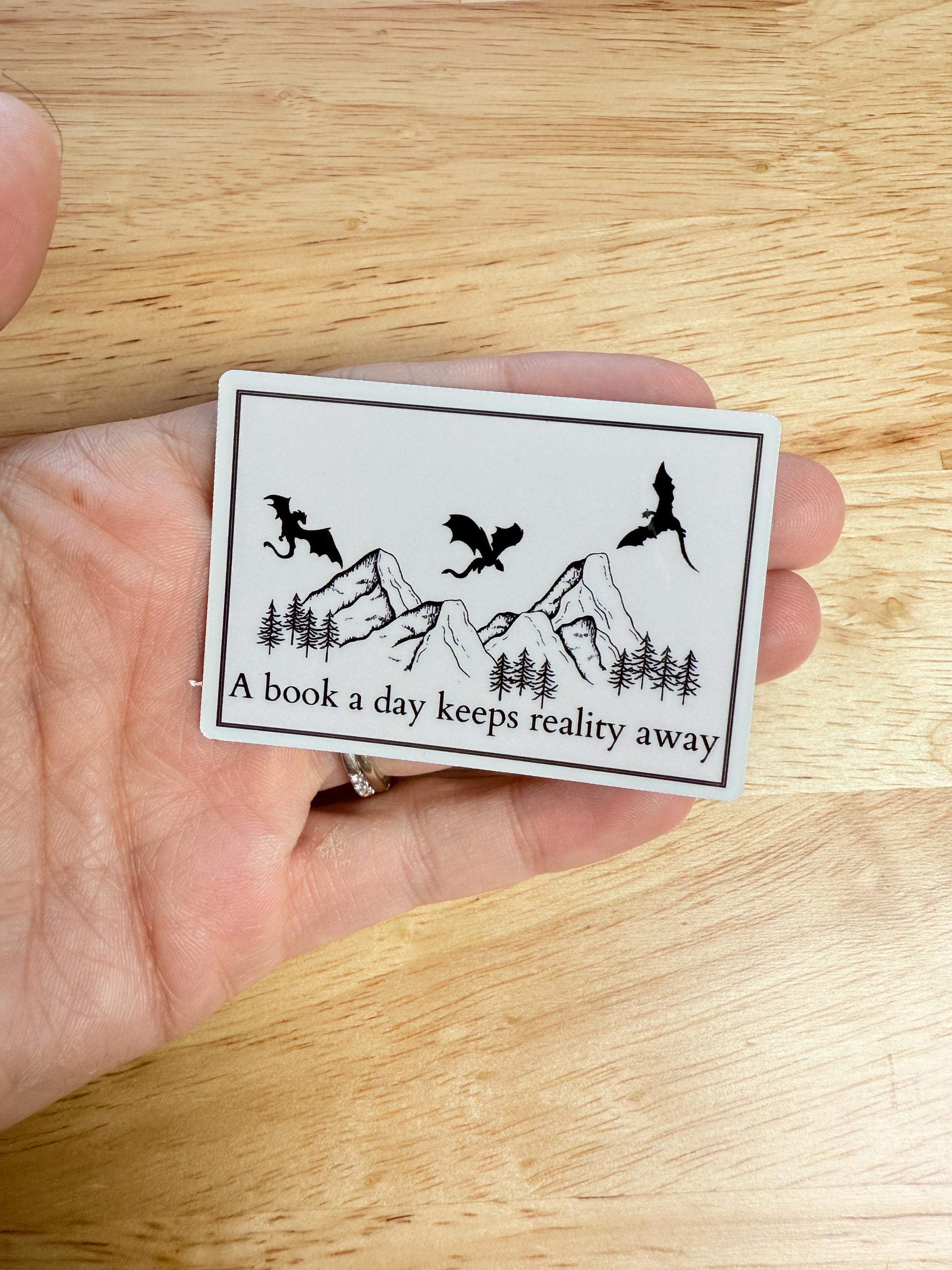 Fourth Wing Dragon Sticker – Fantasy Vinyl Decal for Book Lovers & Romantasy Fans __etsy:6850034369