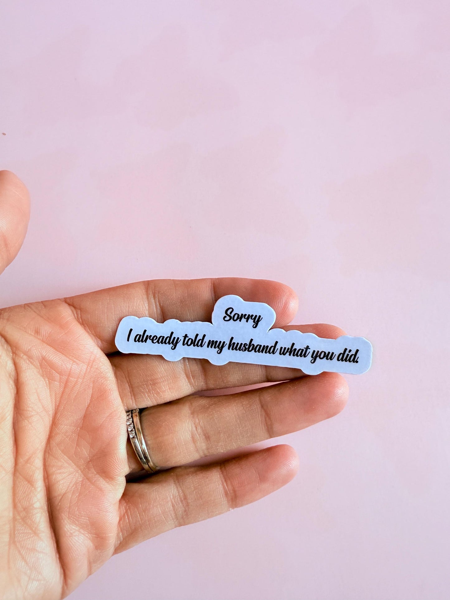 Funny Wife Vinyl Sticker Pack: Obsessed With Husband Disorder - Kindle, Laptop Decals __etsy:6968415451