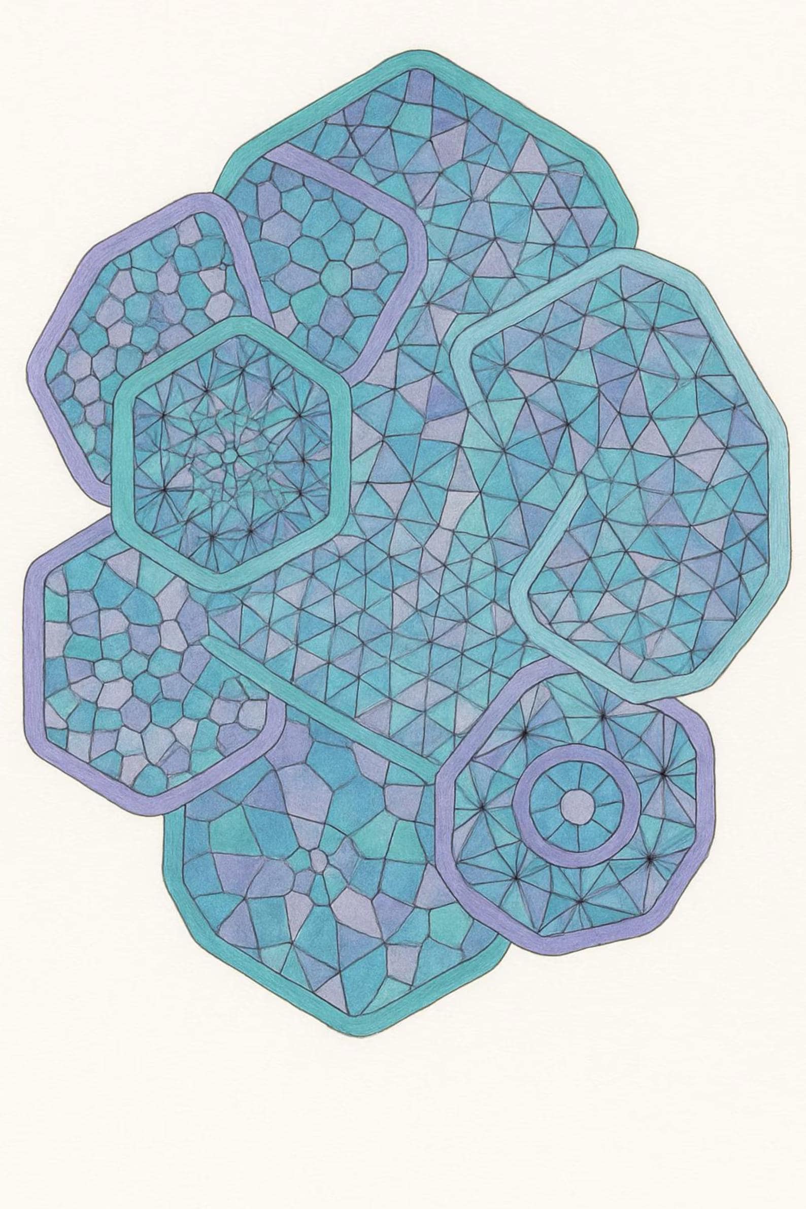 Geometric Coloring Book PDF | 118 Pages Printable __etsy:7689269767