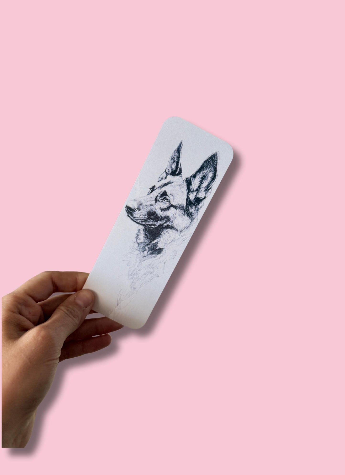 German Shepherd Bookmark: Waterproof Vinyl Dog Lover Gift __etsy:6830943243