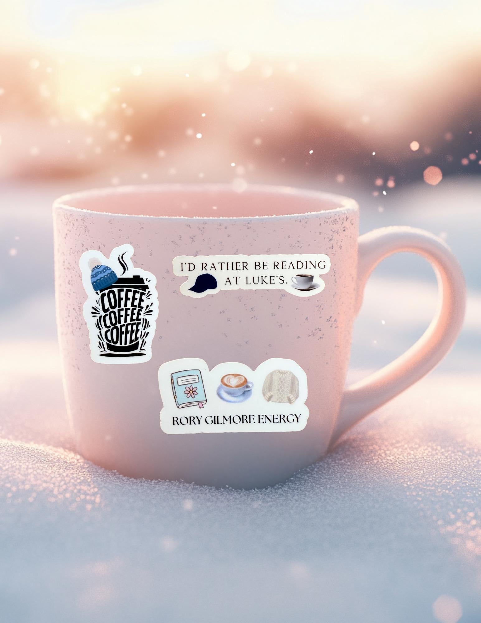 Gilmore Girls Coffee Cup Decal – Vinyl Sticker for Fans, Journals & Laptops __etsy:6827364462