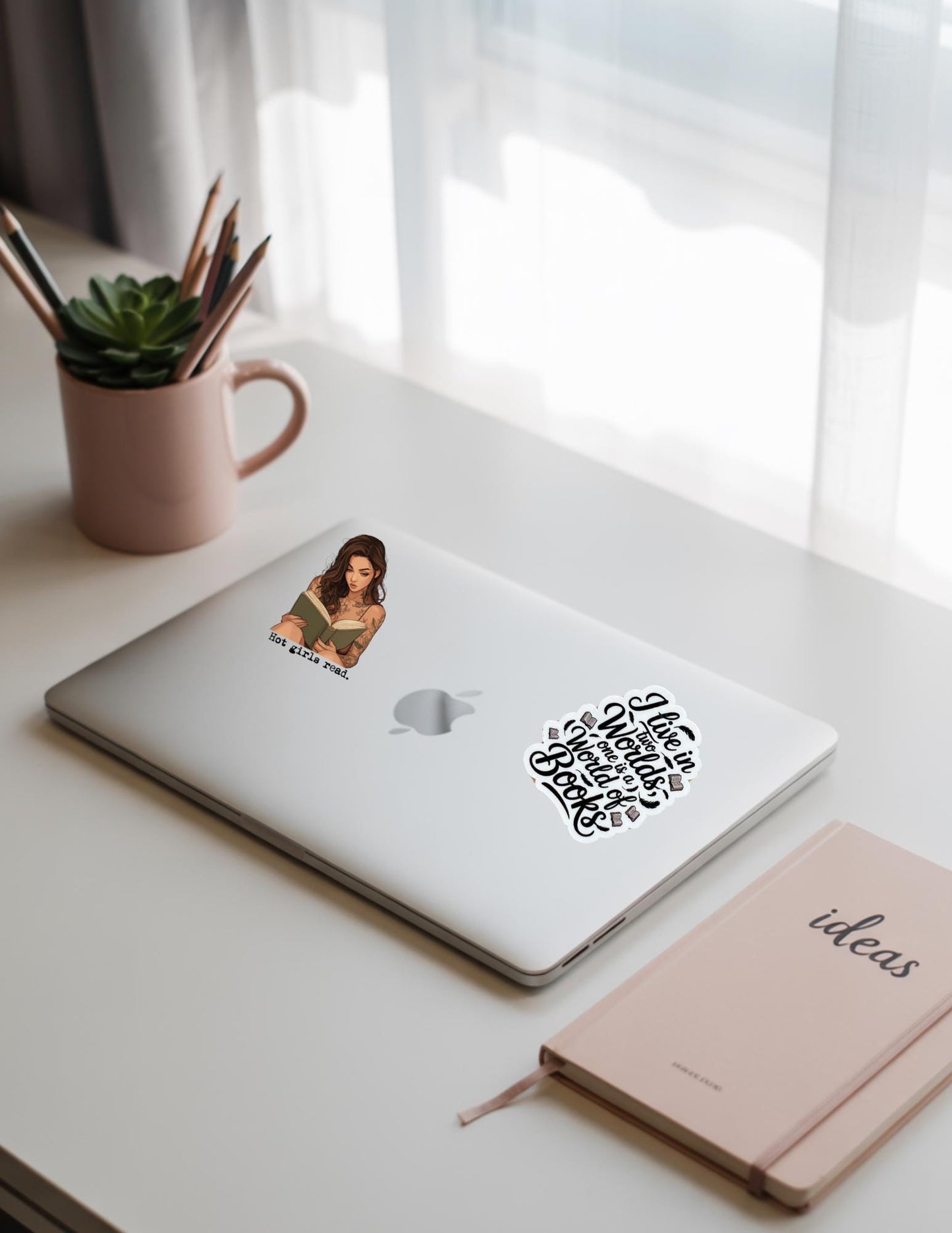Gilmore Girls Sticker: "I Live in Two Worlds" Waterproof Vinyl Decal __etsy:6901028417