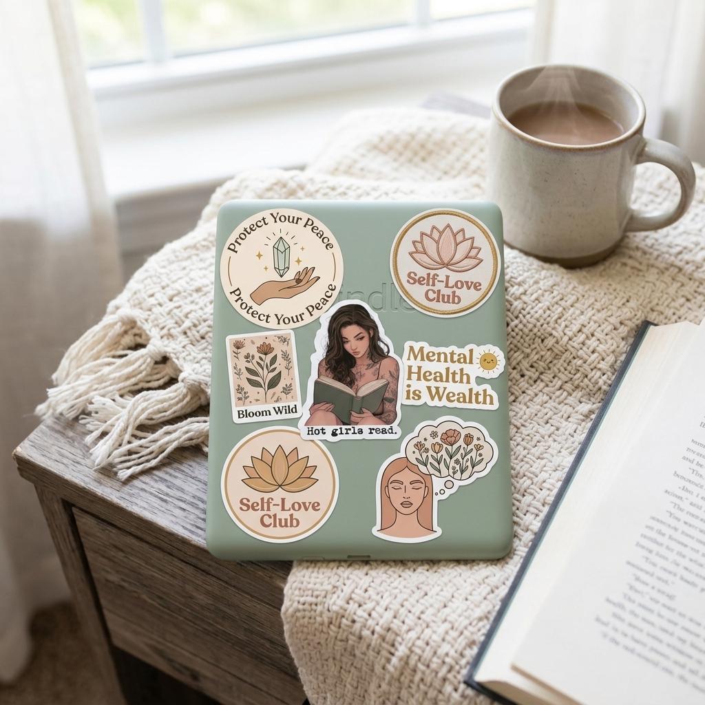 Hot Girls Read Sticker: Bookish Baddie Vinyl Decal __etsy:8134249852