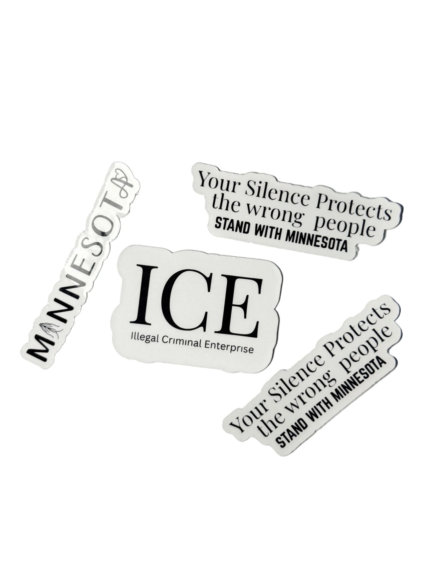 A bold political sticker for Minnesota featuring the message "That could have been you" in black script on a white die-cut vinyl background, representing a call for justice and awareness.