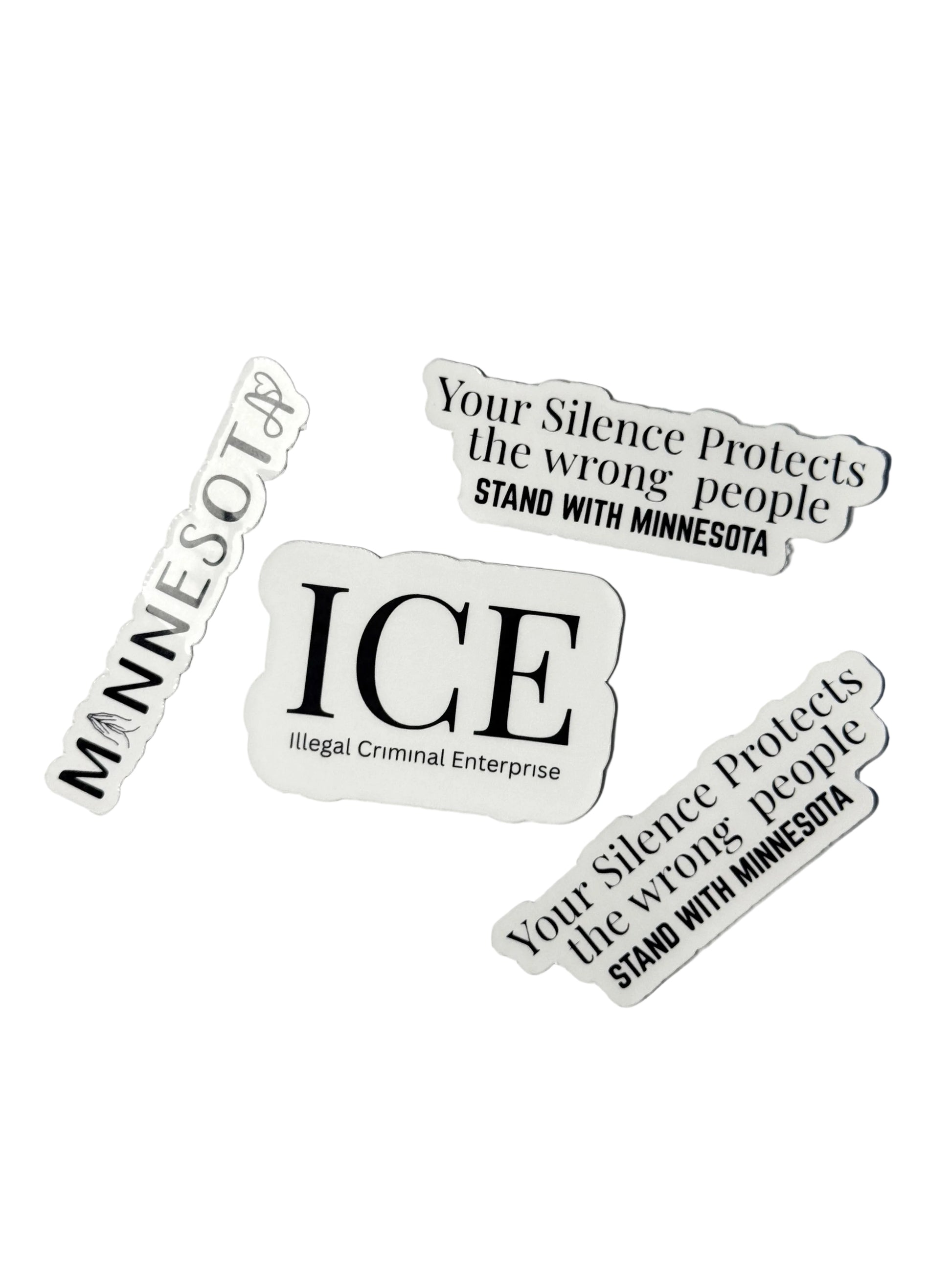 A bold political sticker for Minnesota featuring the message "That could have been you" in black script on a white die-cut vinyl background, representing a call for justice and awareness.