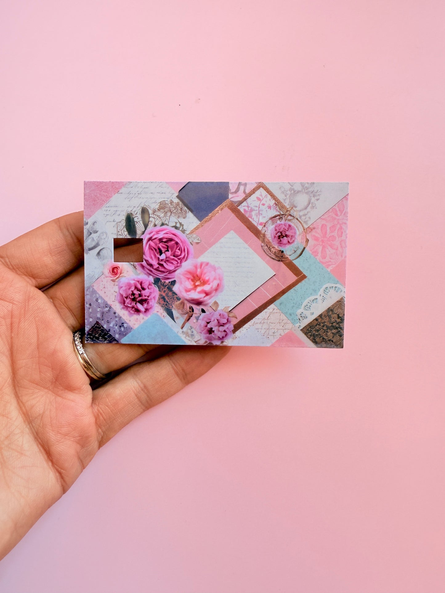 Bookish debit card sticker featuring Alice in Wonderland’s White Rabbit, aesthetic vinyl card cove