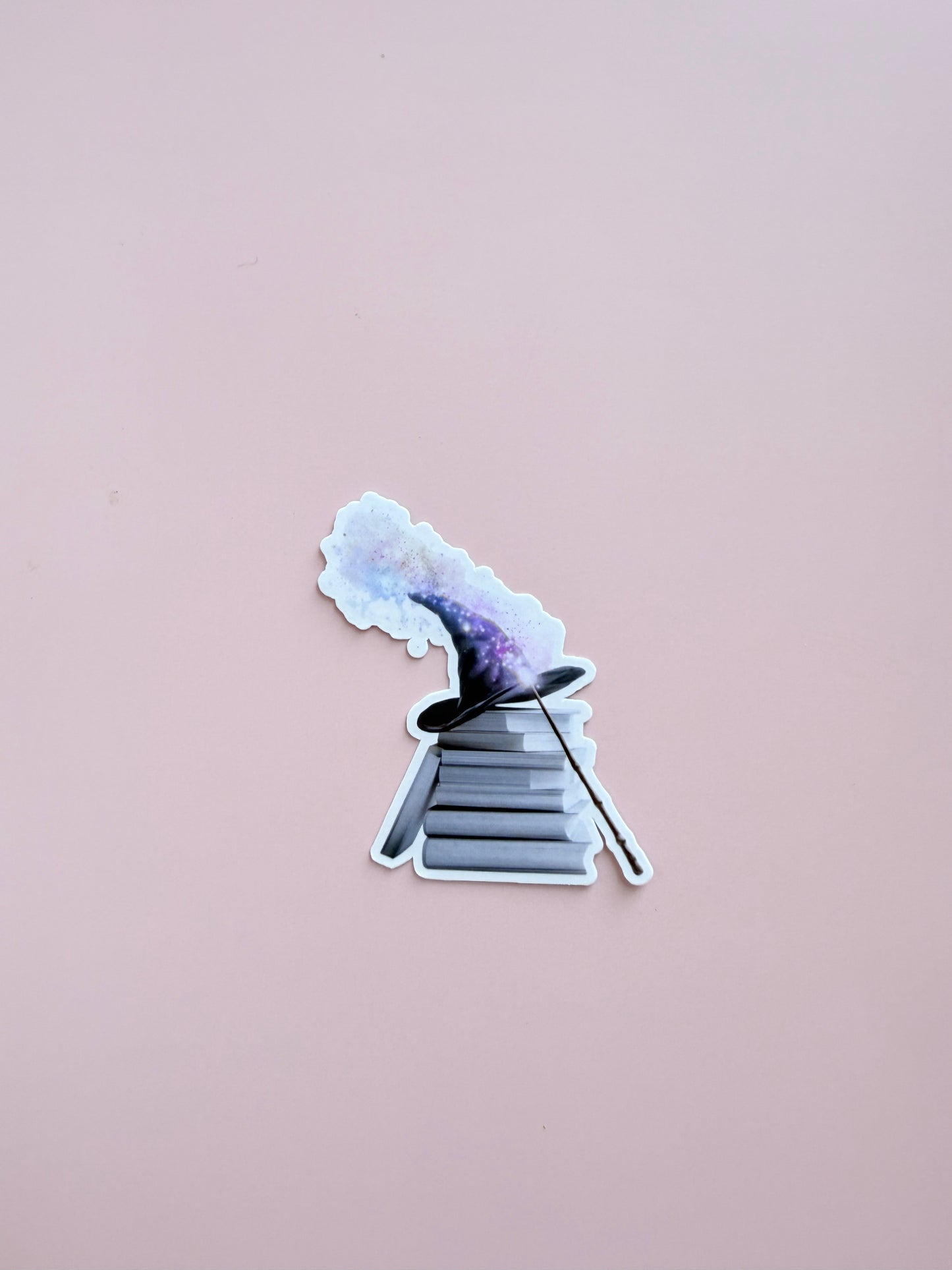 Wizard Hat Sticker Bundle | 3-Piece Magic Books Vinyl Decal Pack | Bookish Fantasy Reader Gift | Literary Witchy Laptop Water Bottle Stickers | Multiple Designs & Sizes - The Sticker Era