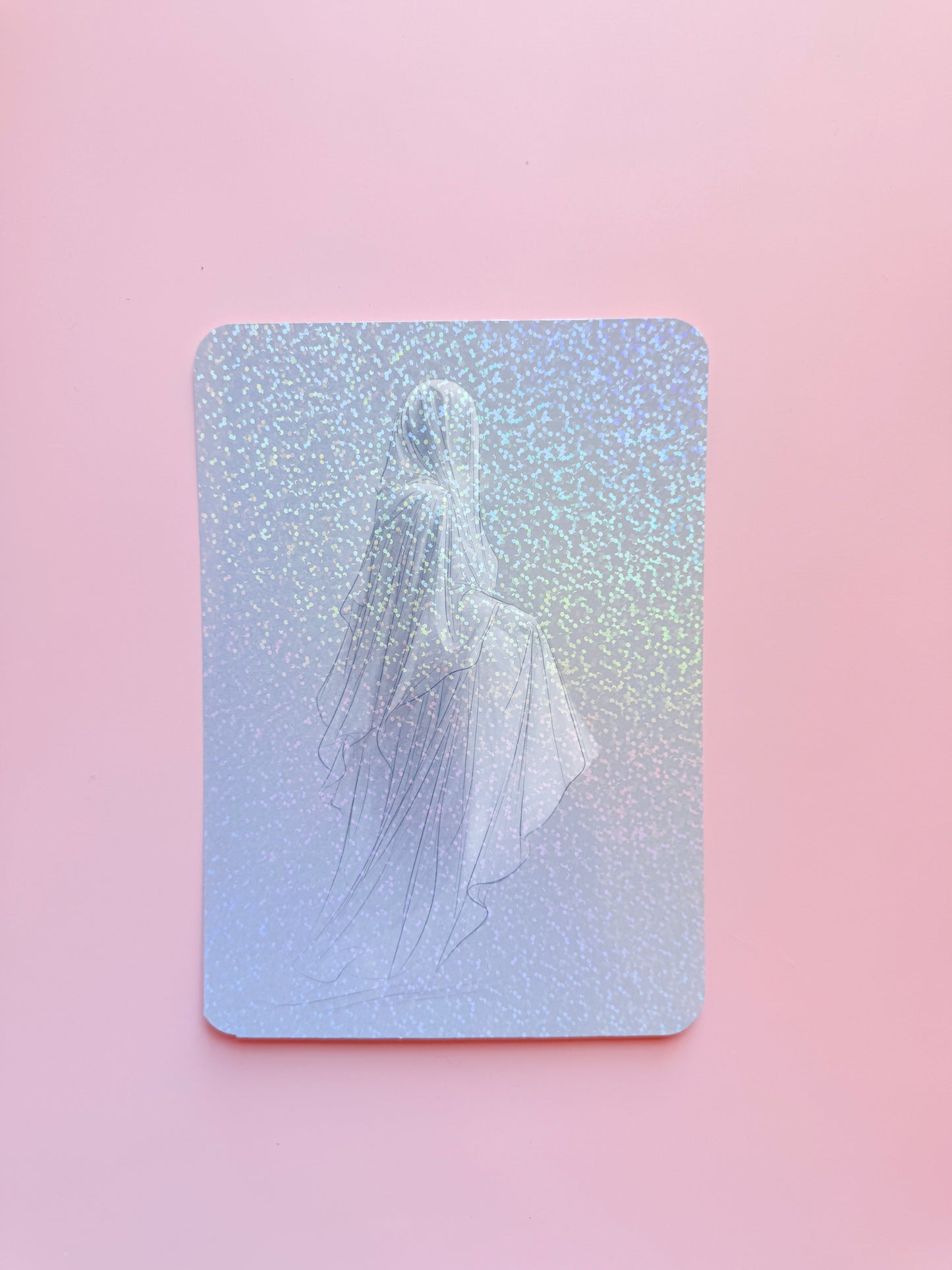 Kindle Paperwhite Insert | Ethereal Shrouded Ghost E-Reader Skin | Minimalist Haunted Gothic Aesthetic Decor | Unique Book Lover Gift | Physical Product 4.9 x 6.9 inch - The Sticker Era
