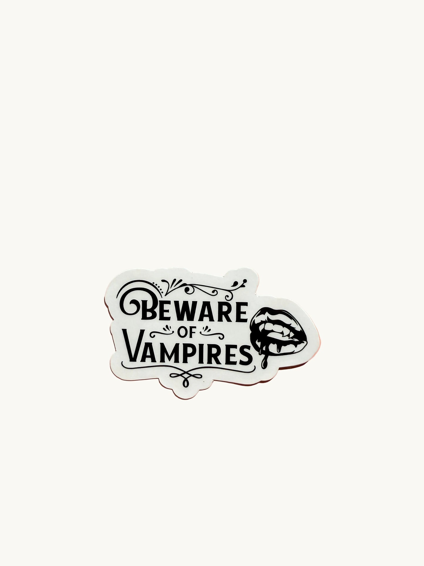 Dark romance aesthetic sticker, vampire boyfriend vibes for readers