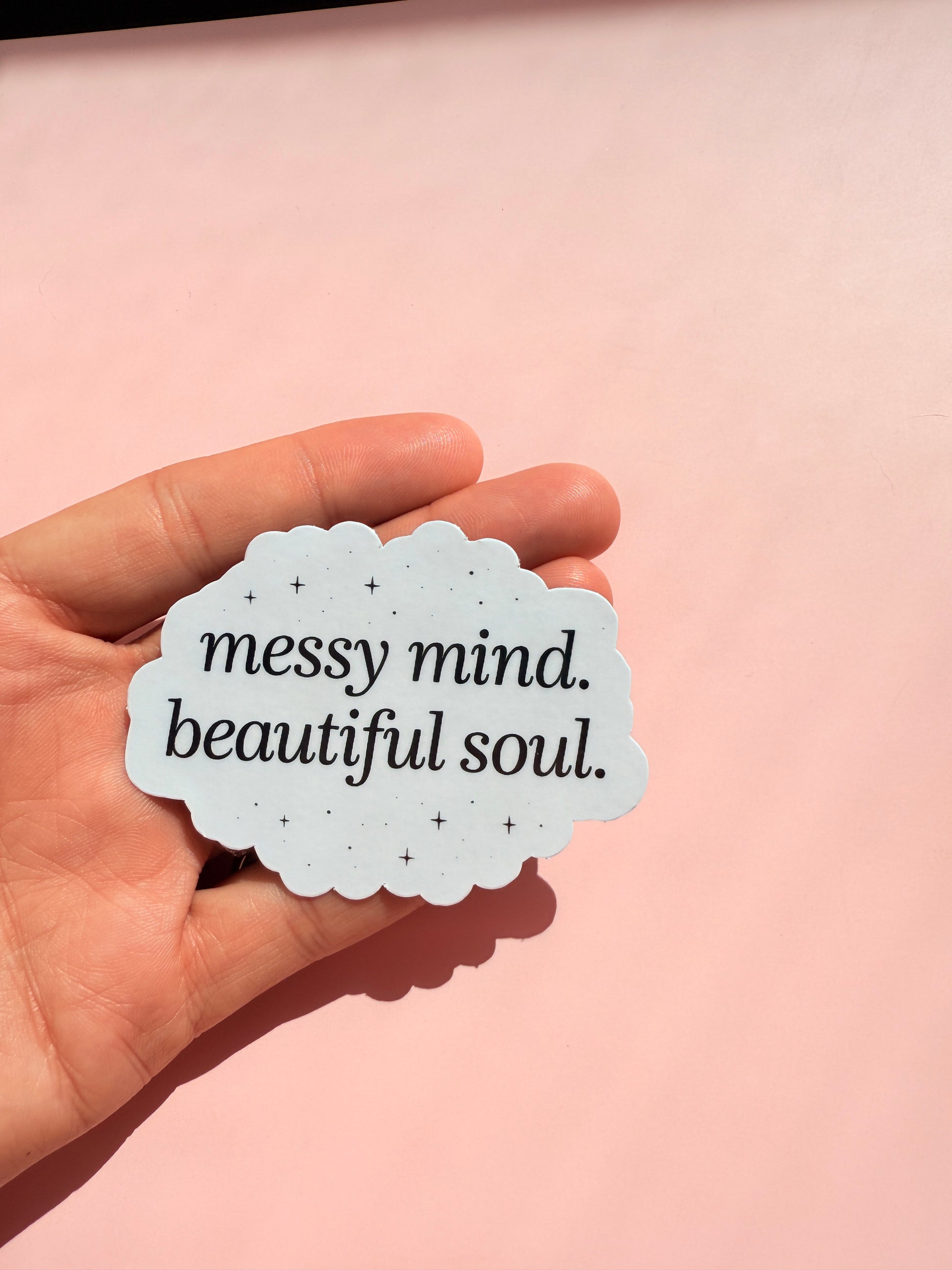 Mental Health Sticker Pack | 8-Piece Anxiety Humor Relatable Quotes Vinyl Decal | Neurodivergent Self-Love Overthinking Laptop Water Bottle Stickers | 2.3-3" Sizes - The Sticker Era
