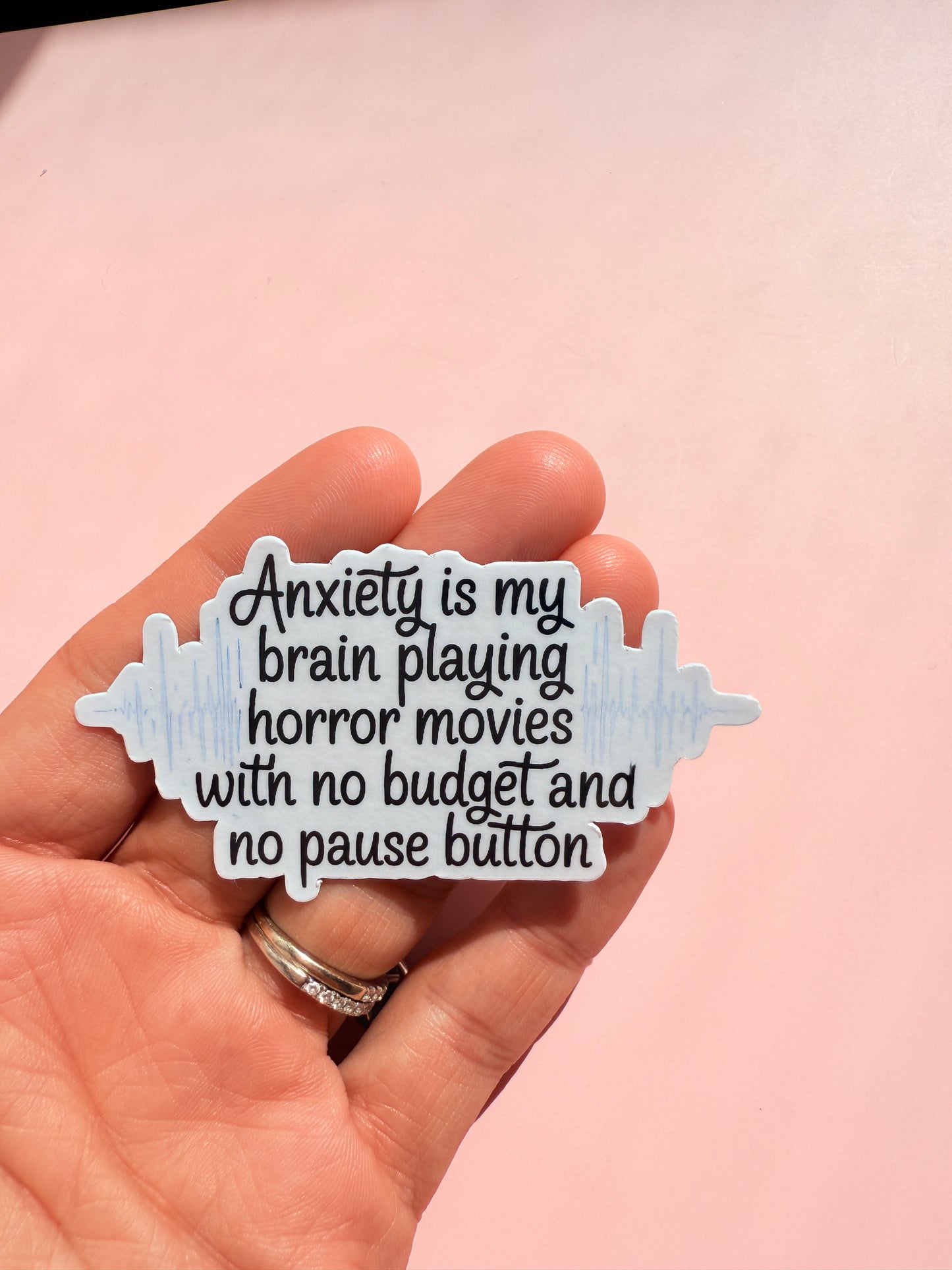 Mental Health Sticker Pack | 8-Piece Anxiety Humor Relatable Quotes Vinyl Decal | Neurodivergent Self-Love Overthinking Laptop Water Bottle Stickers | 2.3-3" Sizes - The Sticker Era