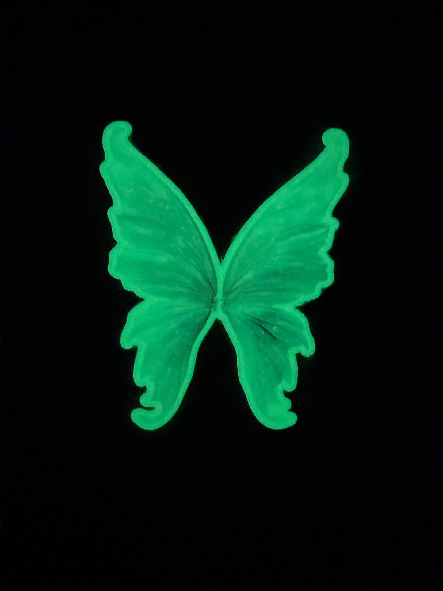Ethereal Butterfly Wings Sticker | Magical Green Fairy Wings Vinyl Decal | Whimsical Fantasy Fairycore Aesthetic Laptop Water Bottle Sticker | 2.61-inch - The Sticker Era