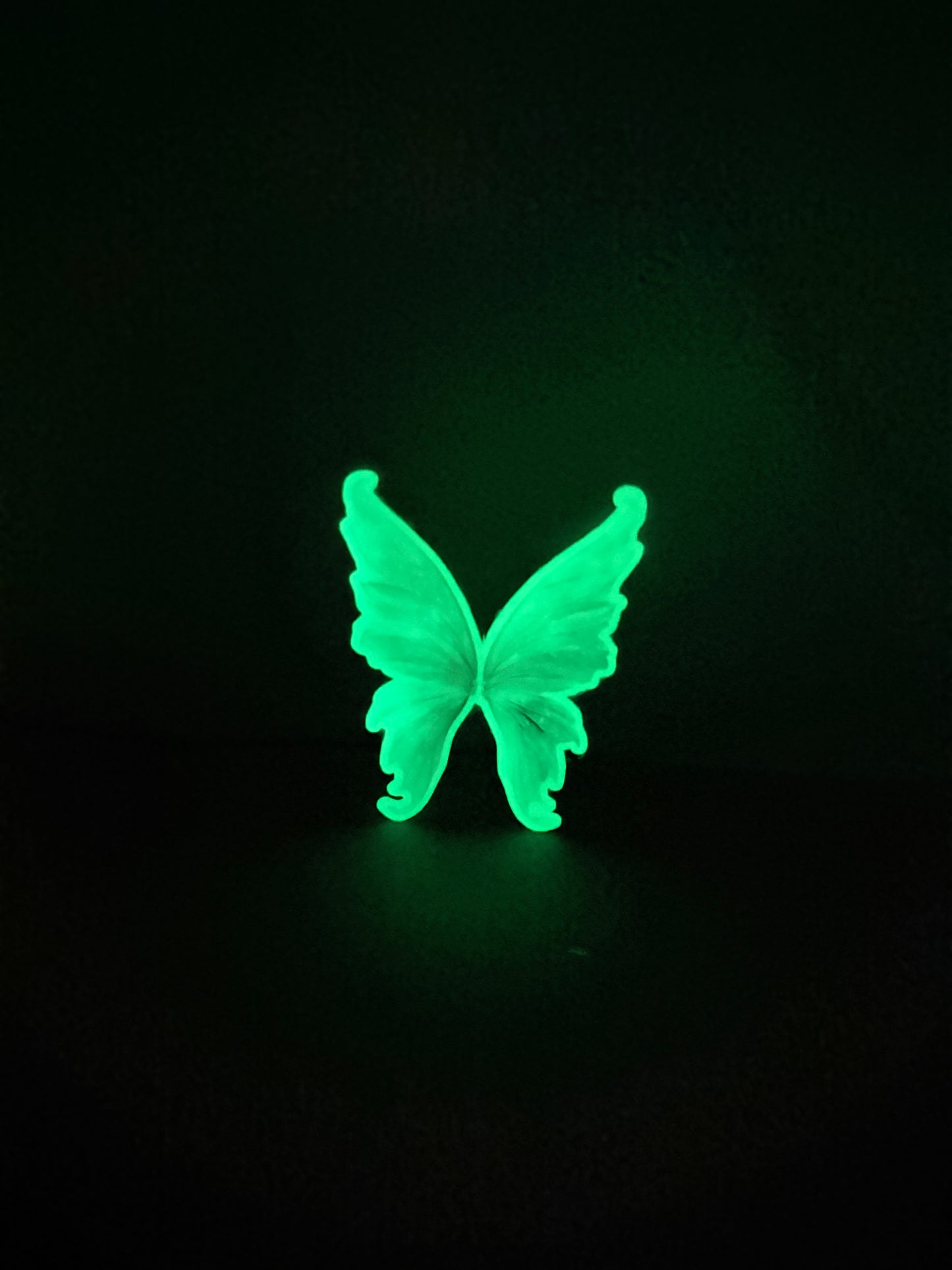 Ethereal Butterfly Wings Sticker | Magical Green Fairy Wings Vinyl Decal | Whimsical Fantasy Fairycore Aesthetic Laptop Water Bottle Sticker | 2.61-inch - The Sticker Era