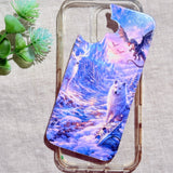 Winter Dragon Phone Insert | Ice Castle Fantasy iPhone Art – Sticker Era by The Sticker Era