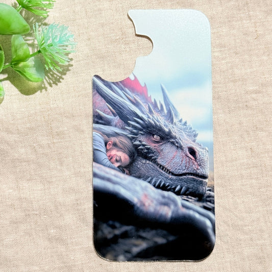 Sleeping Dragon Phone Insert | Cozy Fantasy iPhone Art – Sticker Era by The Sticker Era
