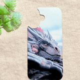 Sleeping Dragon Phone Insert | Cozy Fantasy iPhone Art – Sticker Era by The Sticker Era