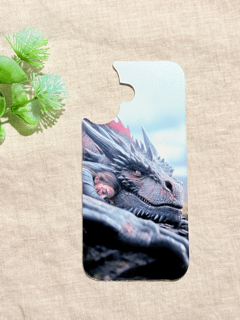 Sleeping Dragon Phone Insert | Cozy Fantasy iPhone Art – Sticker Era by The Sticker Era
