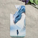 Guardian Dragon Phone Insert – Romantasy Clear Case Art – Sticker Era by The Sticker Era