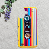 Retro Cassette Clear Phone Case Insert – 80s Mixtape Art Card – Sticker Era by The Sticker Era
