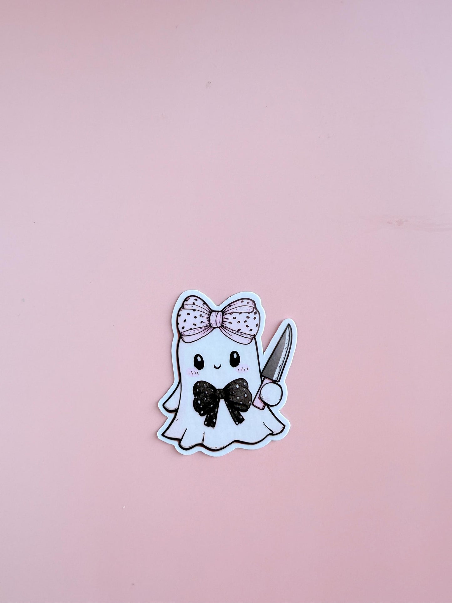 Kawaii Ghost Sticker Pack: Pastel Goth Halloween Vinyl Decals __etsy:7136152242