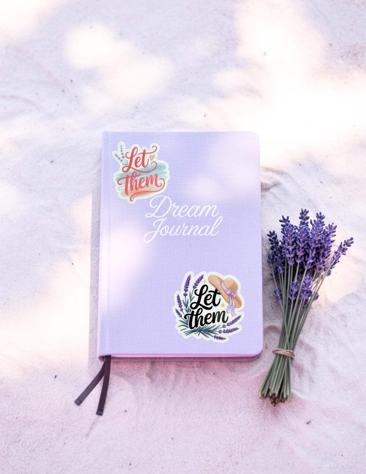 Let It Go Sticker – Coastal Beach Colors Vinyl Decal for Journals, Laptops & Water Bottles __etsy:6888155373