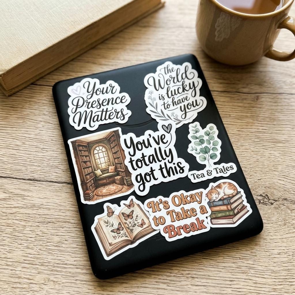 Motivational Sticker Set: Positive Affirmations, Matte Vinyl Decals __etsy:8133818908