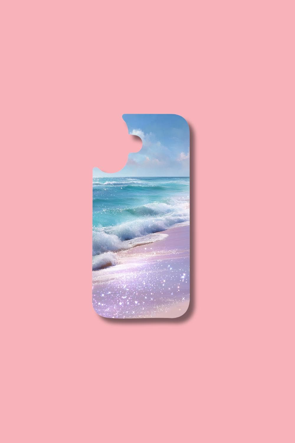 Ocean Wave Phone Insert, Beach Fantasy Clear Case Art, Bookish Reader Gift, Mermaidcore Vinyl __etsy:7686487120