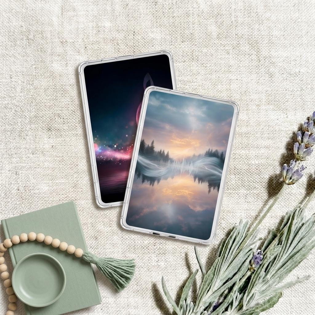2 Pack Kindle Inserts | Decorative eReader Case Inserts | Reader Gift __etsy:8164253919