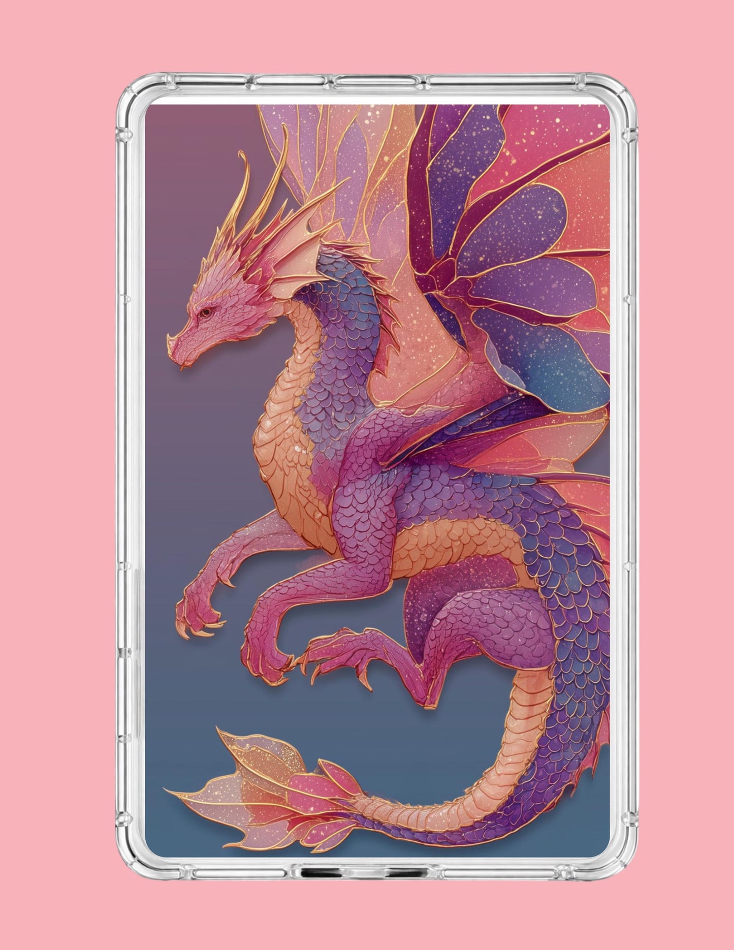 Pink Dragon Kindle Insert | Romantasy Wallpaper Pack | Dragon Romance Reader Gift | Booktok Bookish Decor __etsy:8015150426