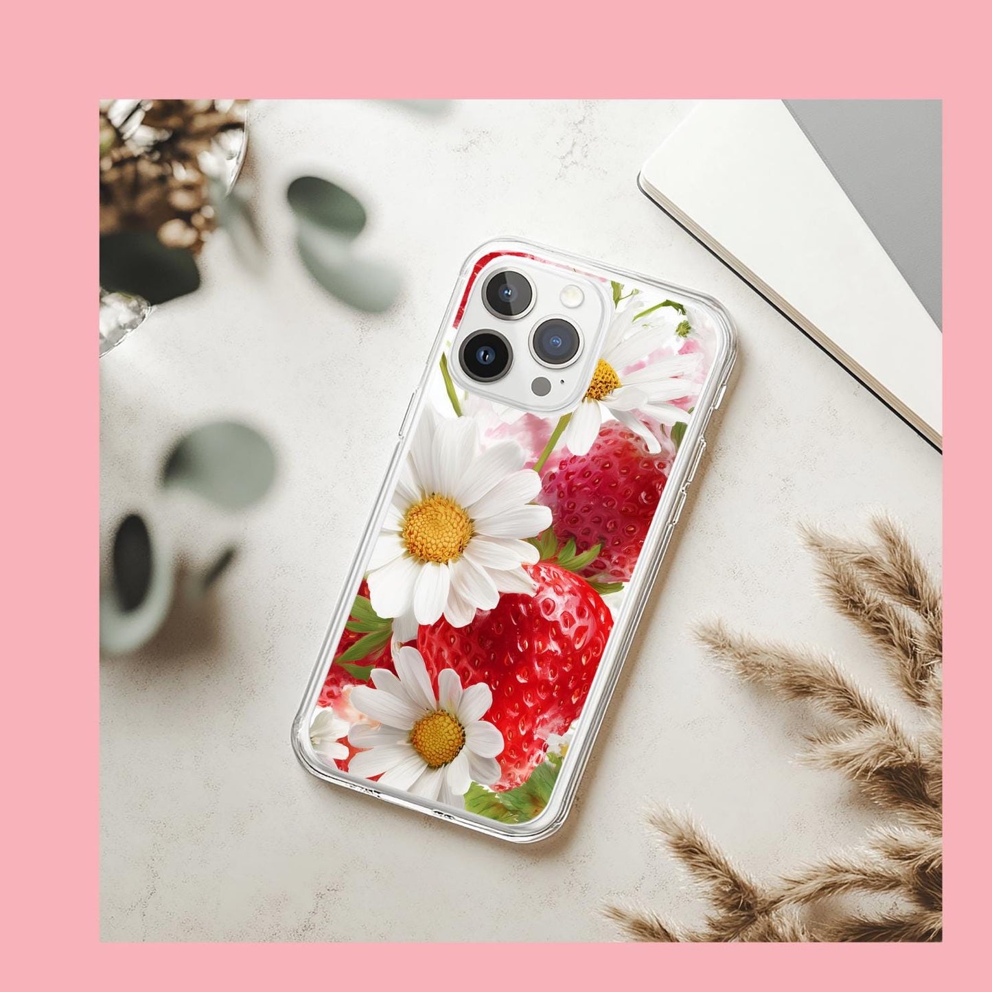 Retro Cassette Tape Phone Insert — 80s Art for Clear Case __etsy:7807904603
