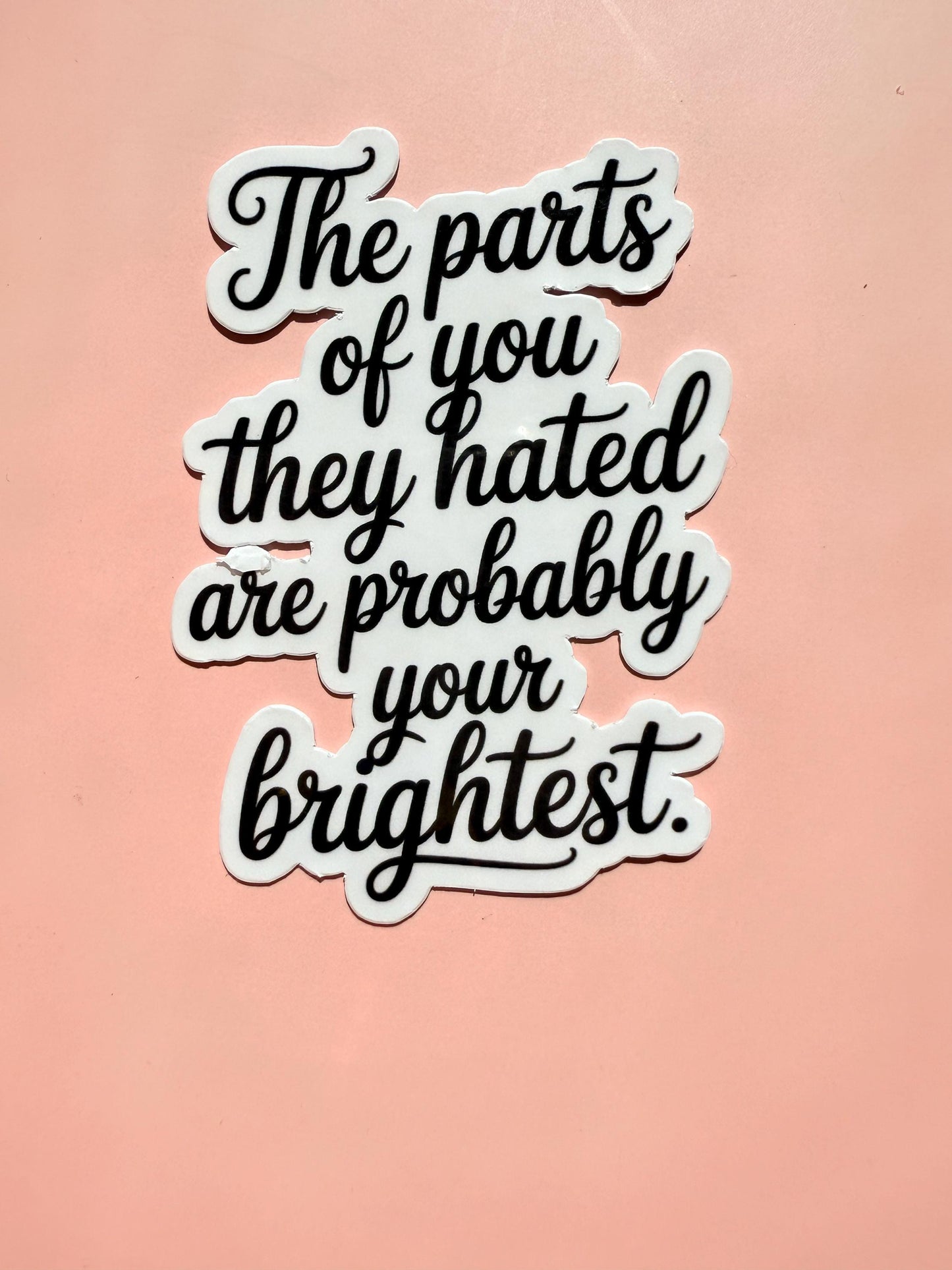 Self-Love Quote Sticker: Empowerment Vinyl Decal, Mental Health Affirmation __etsy:7084256820