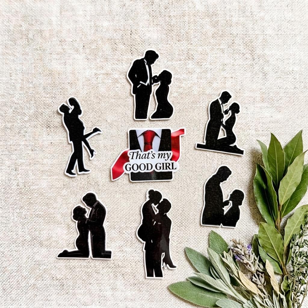 Spicy Romance Sticker Pack: "That's My Good Girl" Vinyl Decals __etsy:8182217111