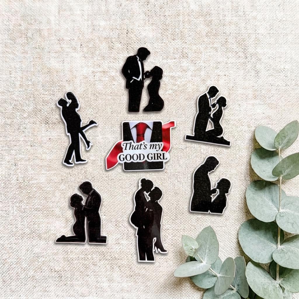 Spicy Romance Sticker Pack: "That's My Good Girl" Vinyl Decals __etsy:8182217135