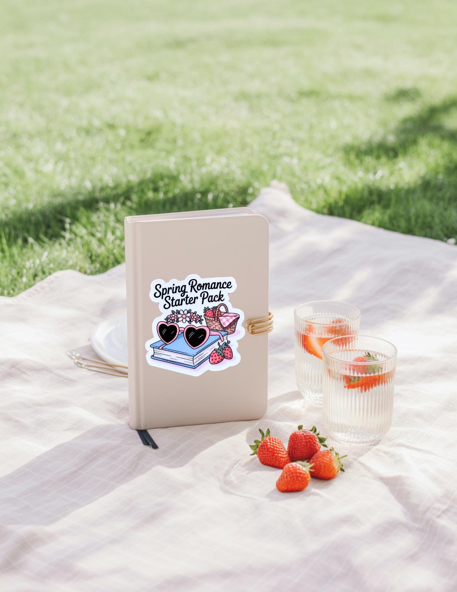Spring Romance Starter Pack – Vinyl Sticker Bundle for Book Lovers, Journals & Planners __etsy:6888485703