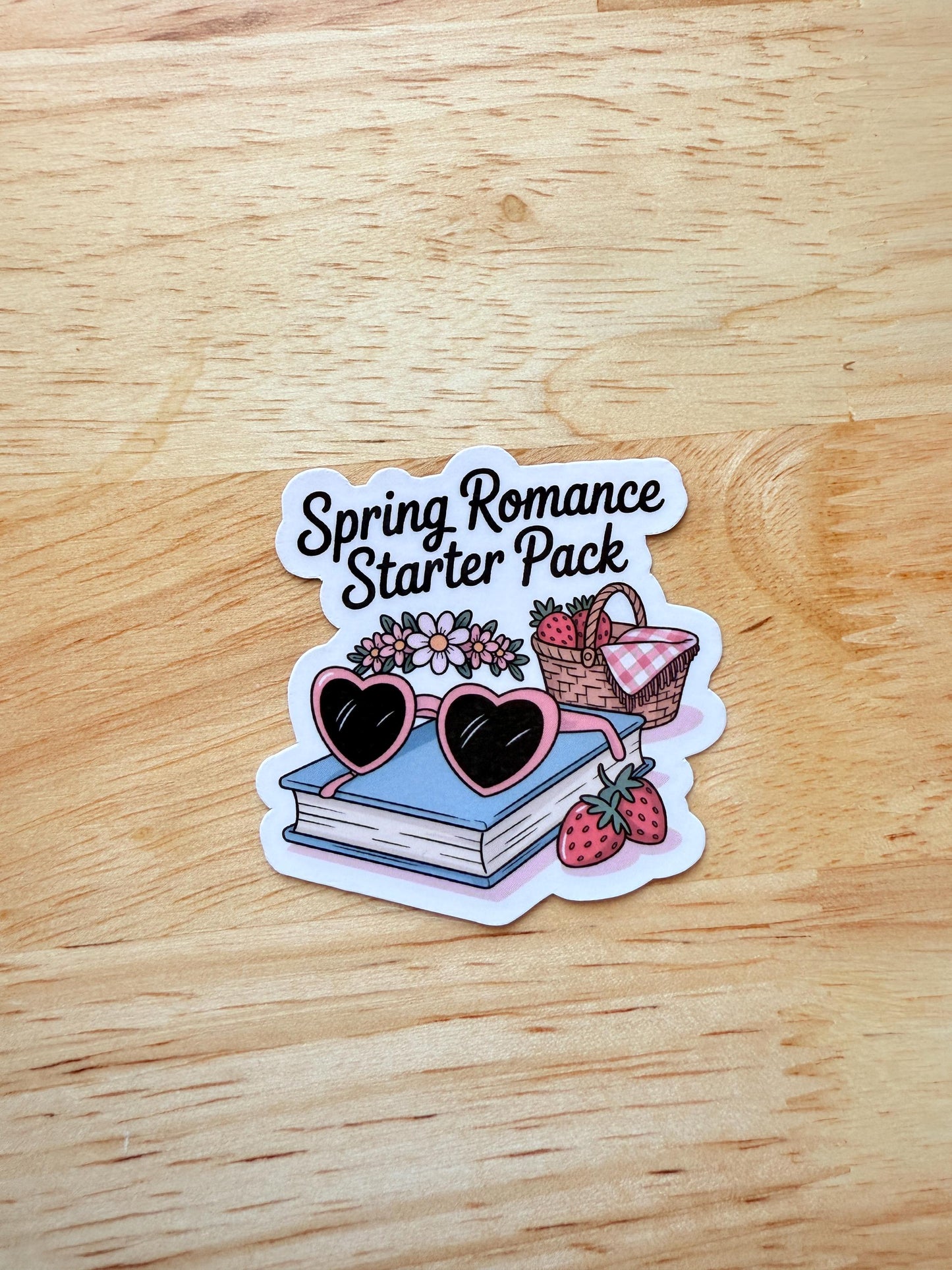 Spring Romance Starter Pack – Vinyl Sticker Bundle for Book Lovers, Journals & Planners __etsy:6840514062