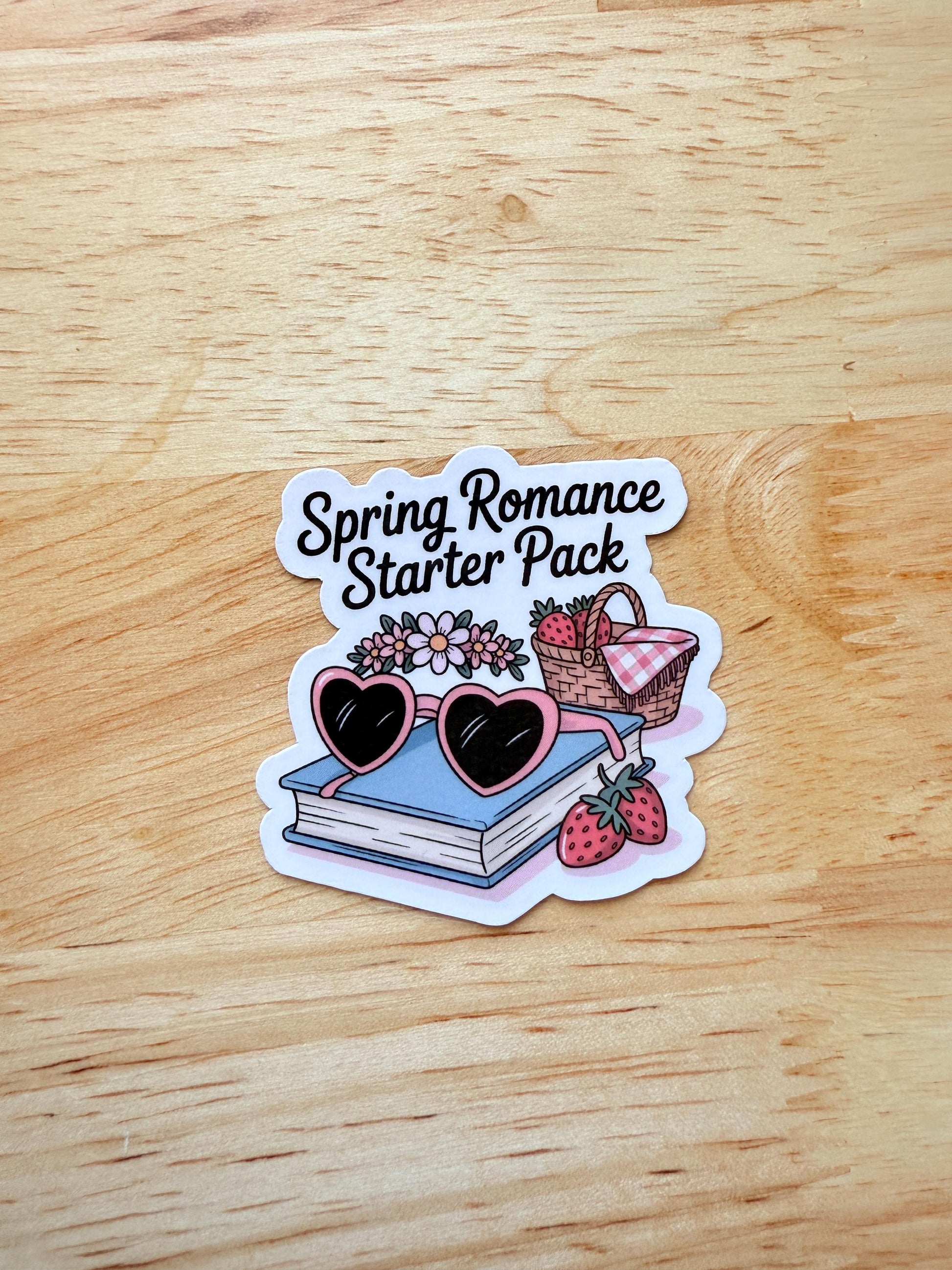 Spring Romance Starter Pack – Vinyl Sticker Bundle for Book Lovers, Journals & Planners __etsy:6840514062