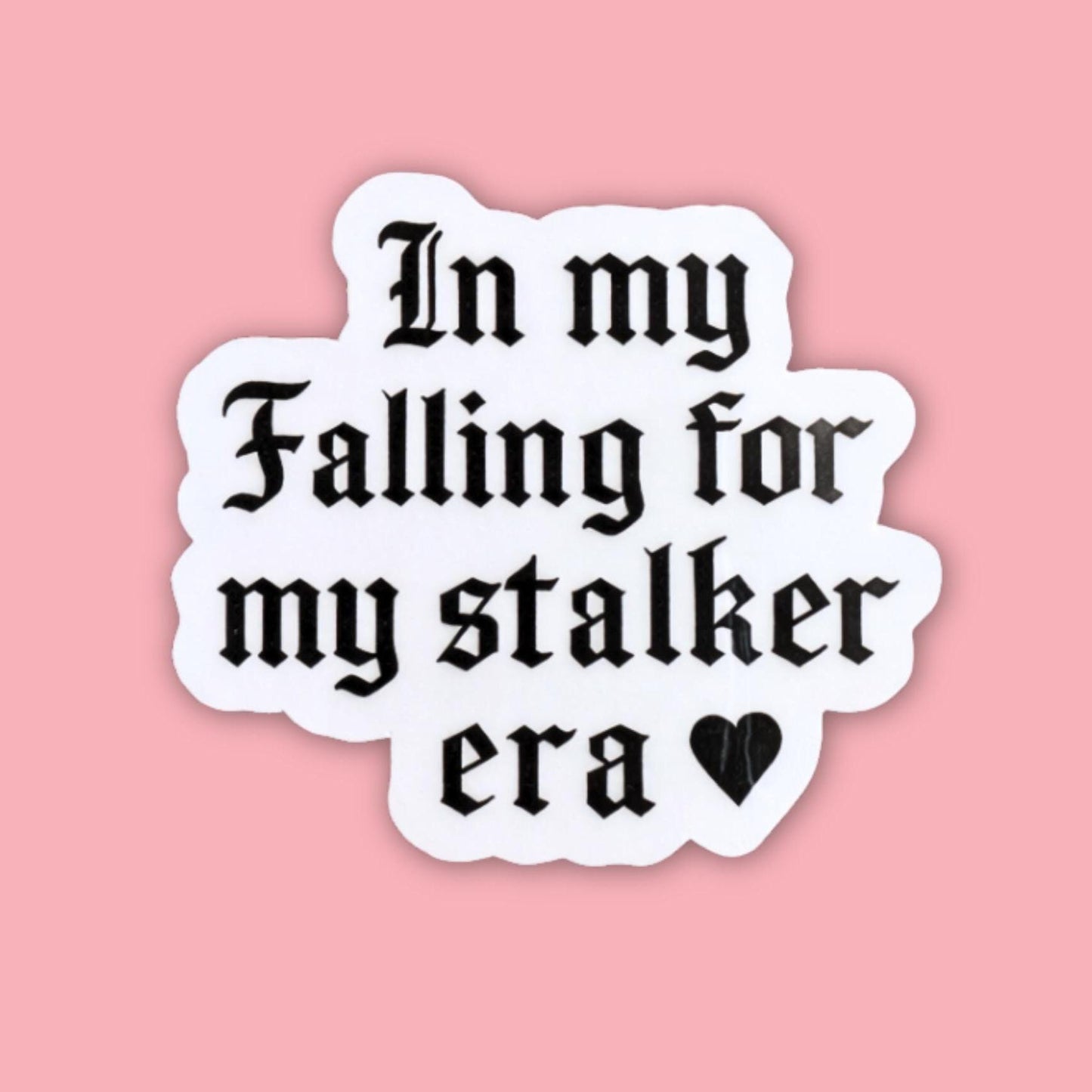 Stalker Era Bookish Sticker: Dark Romance Villain Vinyl Decal __etsy:7727062190