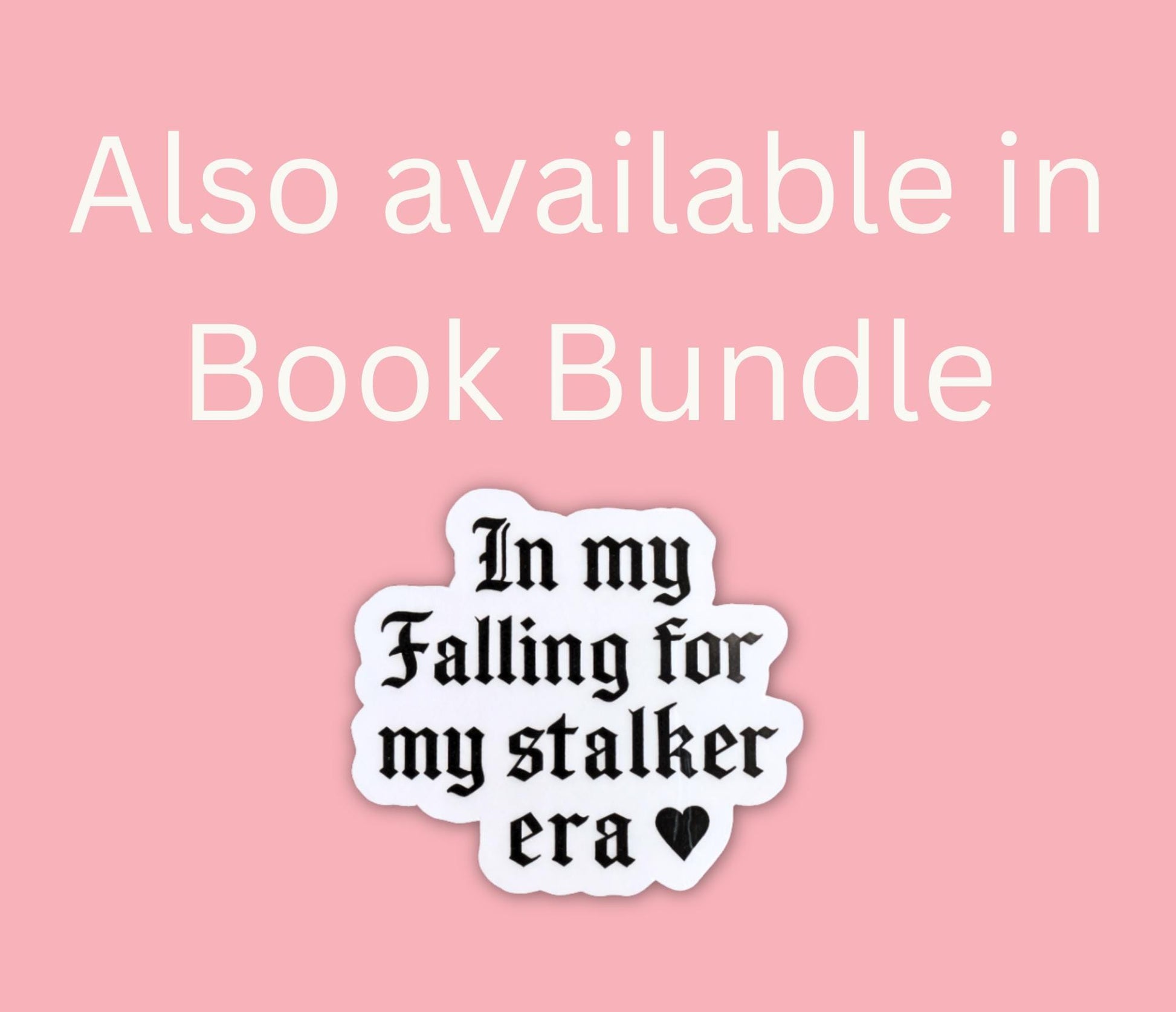 Stalker Era Bookish Sticker: Dark Romance Villain Vinyl Decal __etsy:7775009707
