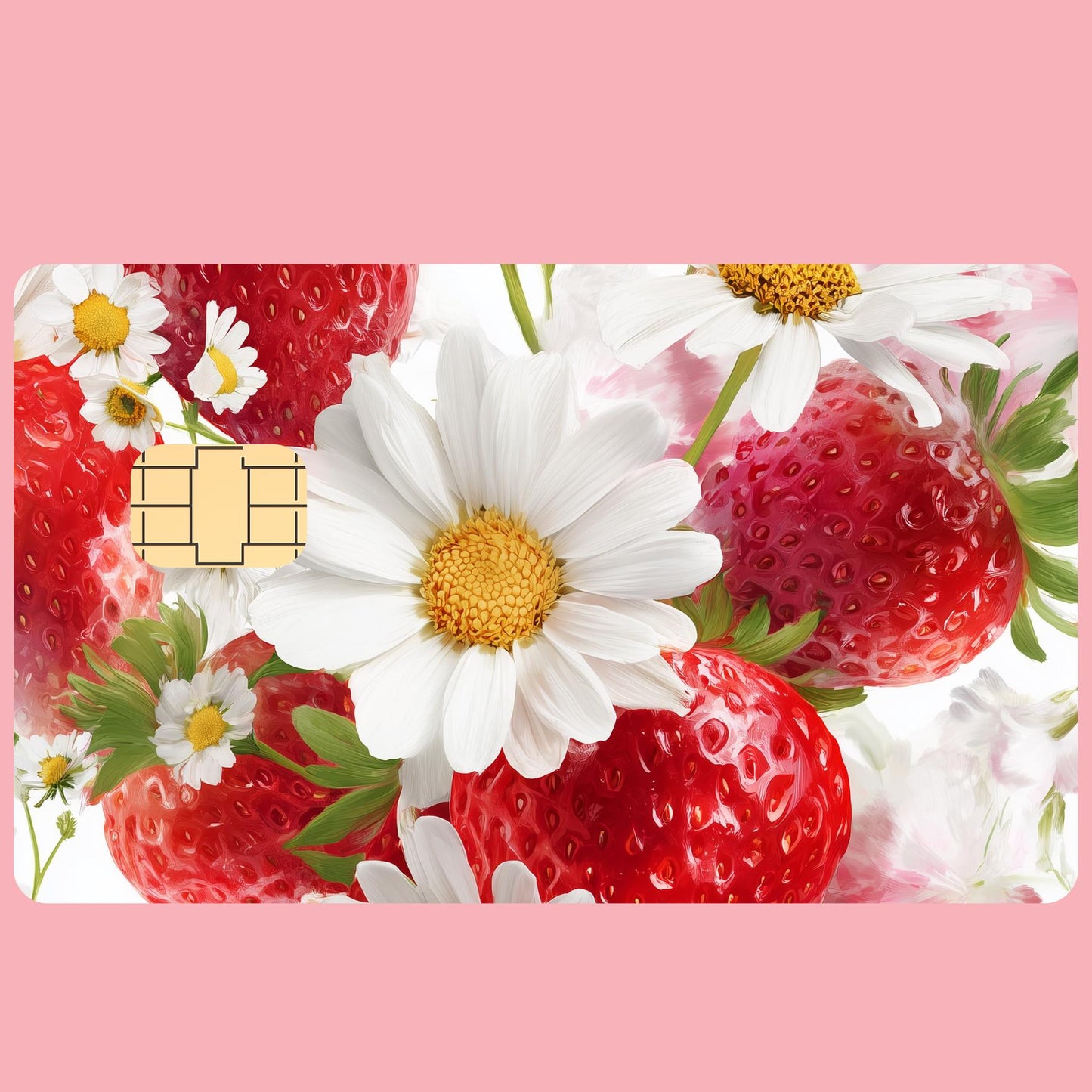 Strawberry & Daisy Collection Bundle — Stickers | Kindle Insert | Card Skins __etsy:7807850537