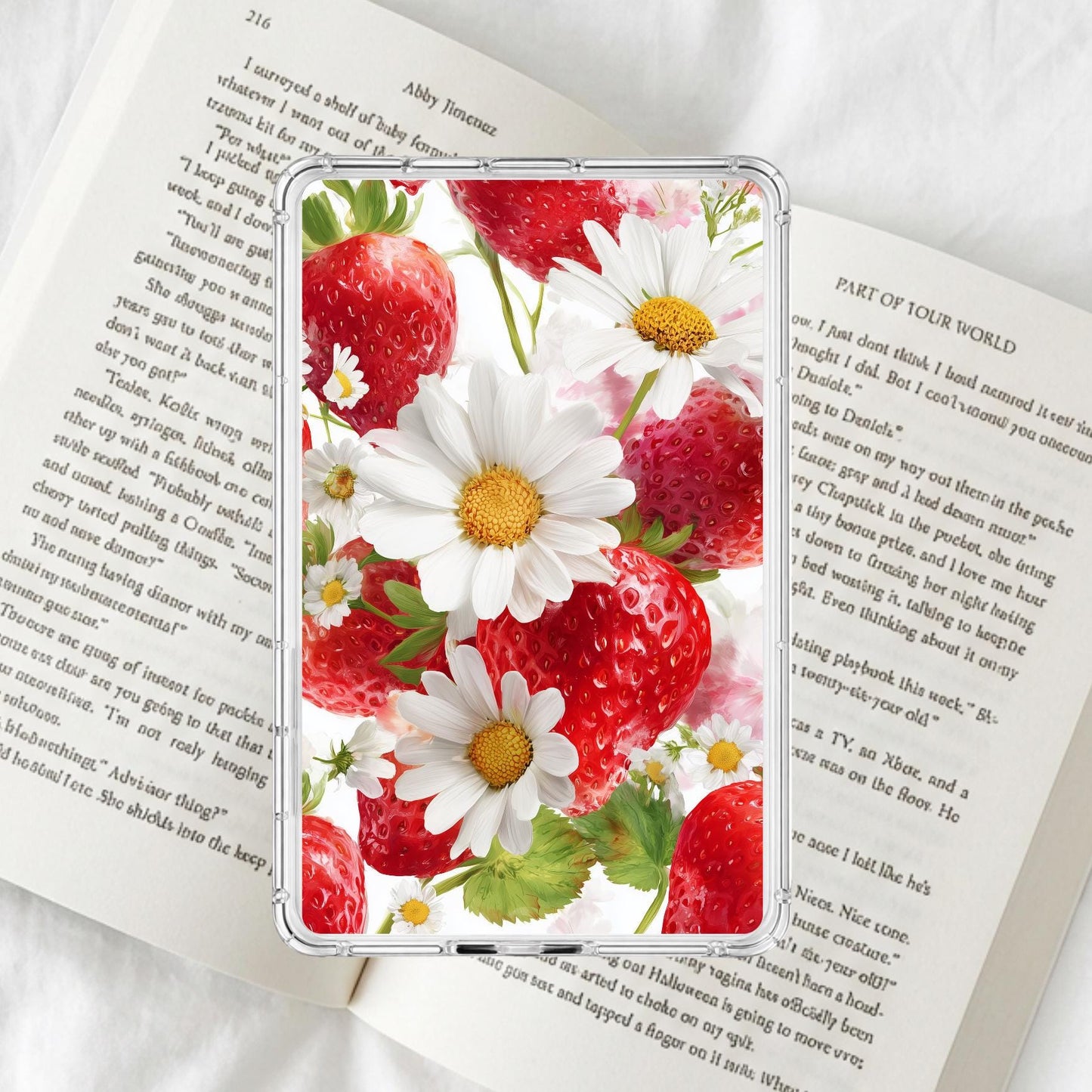 Strawberry & Daisy Collection Bundle — Stickers | Kindle Insert | Card Skins __etsy:7807850365