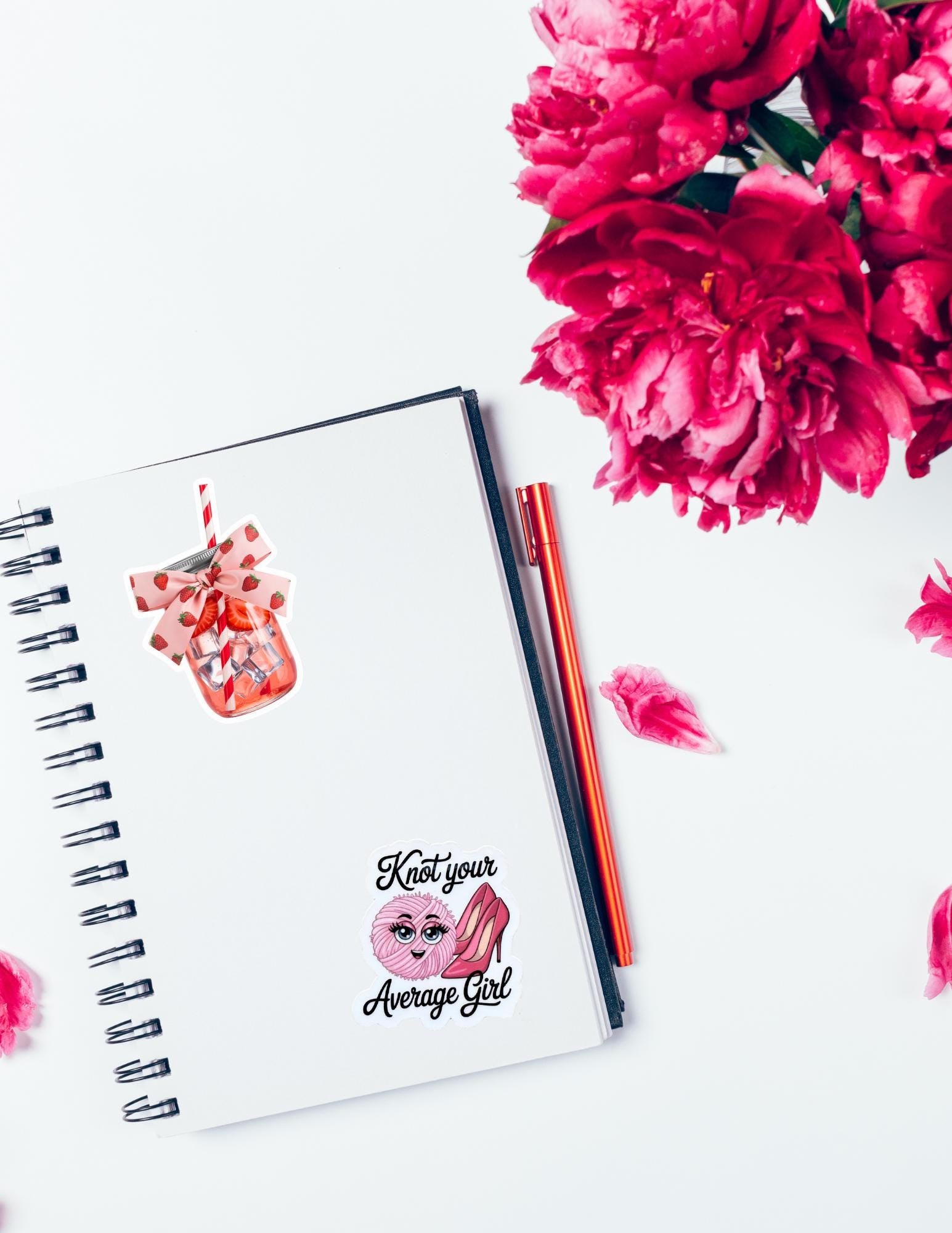 Strawberry Drink Vinyl Sticker – Mason Jar Decal __etsy:6846162234